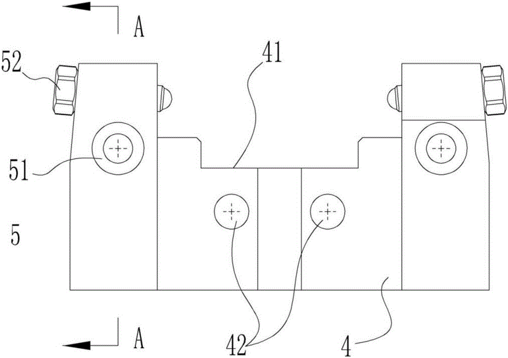 Cap milling clamp used for crankshaft connecting rod production