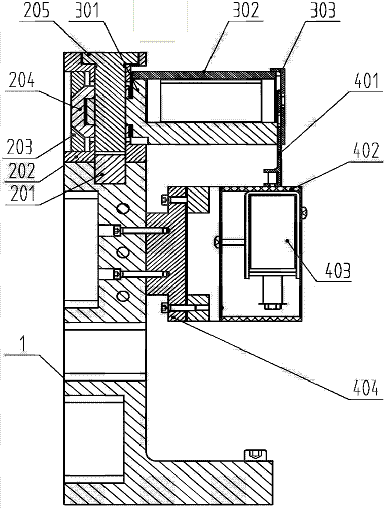 Laser displacement sensor installion and fine adjustment device