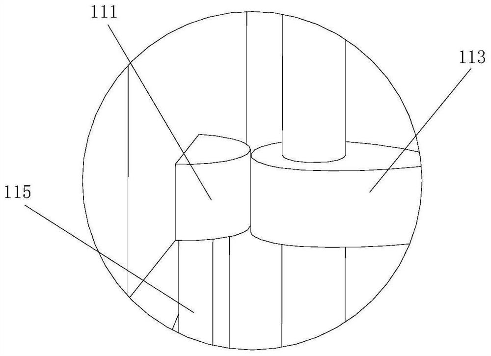 Crushing and compressing device for waste classification