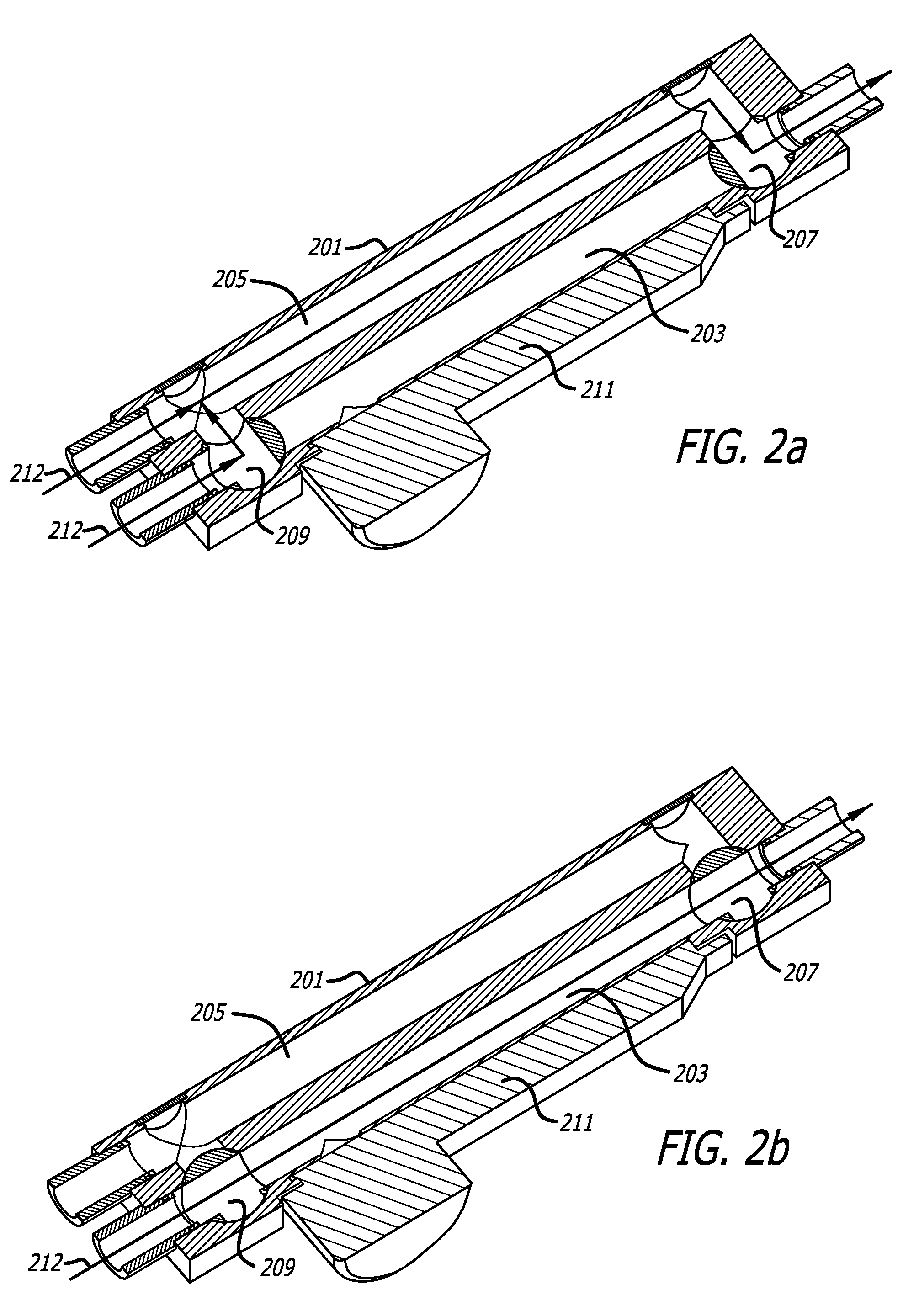 Breathing circuit with embedded acoustic reflectometer