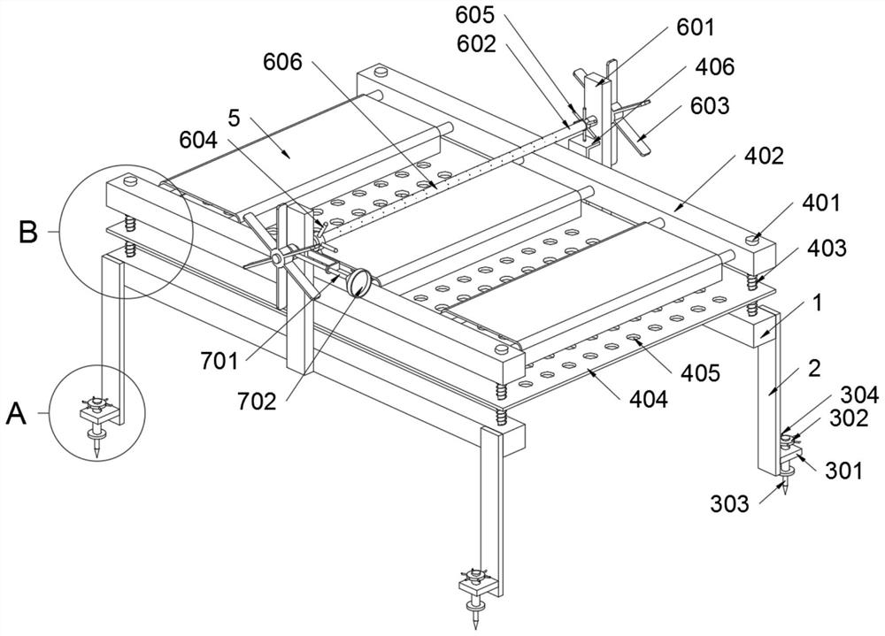 Airing rack for textile processing and capable of improving airing efficiency of textiles