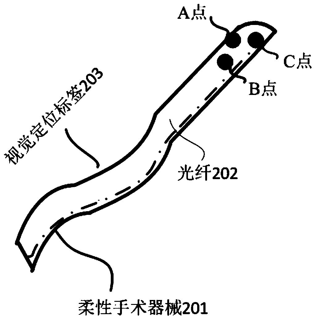 Surgical navigation method based on optical fiber shape sensing