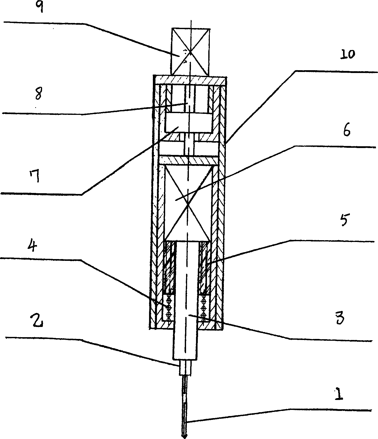 Boring machine and drilling method