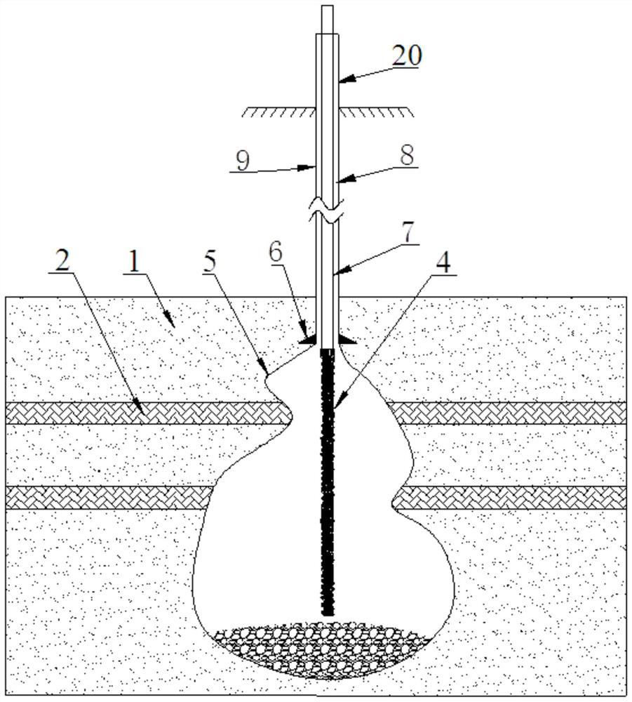 A gas storage wellbore and cavity sealing method and device