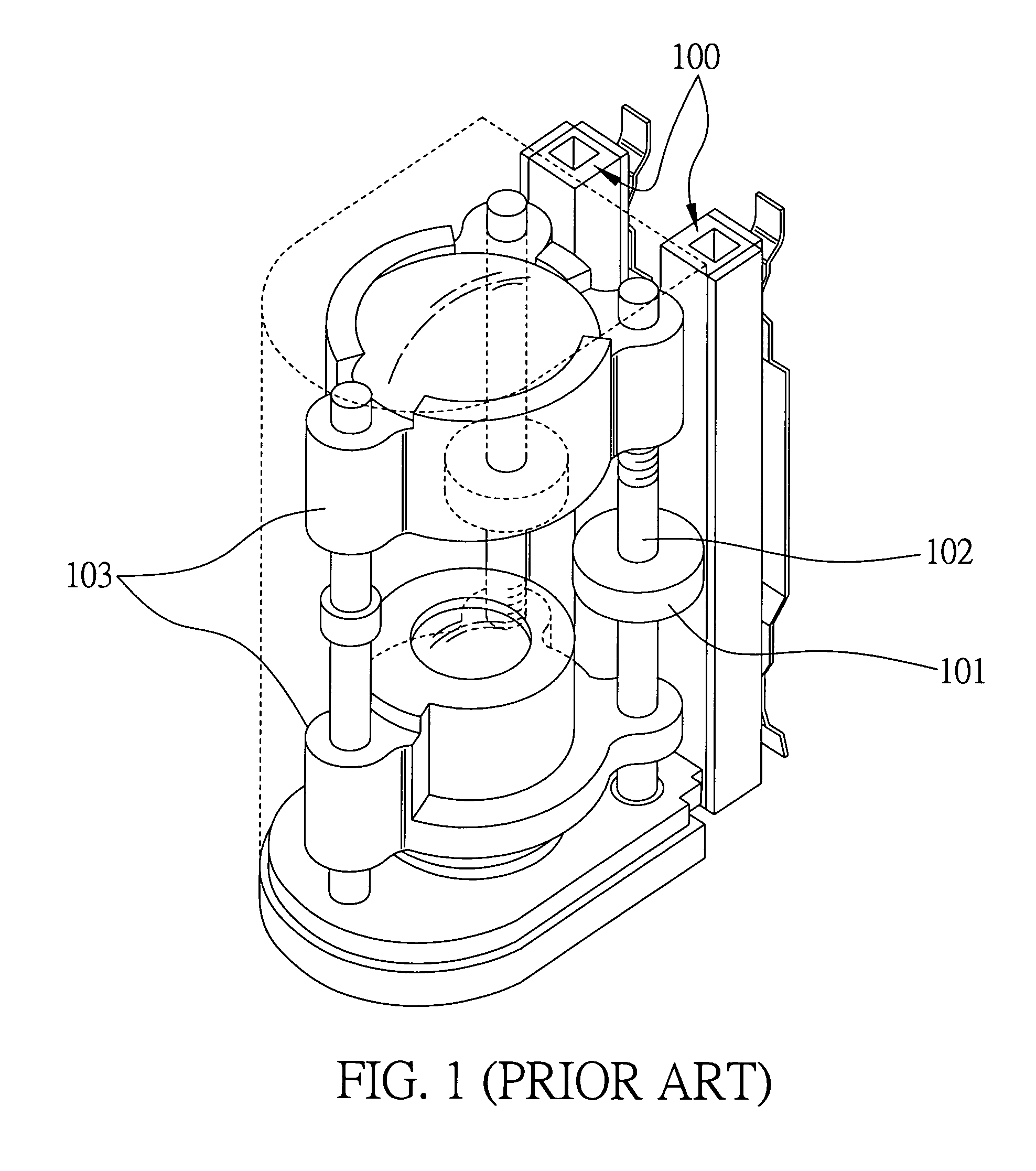 Piezoelectrically driven optical lens module