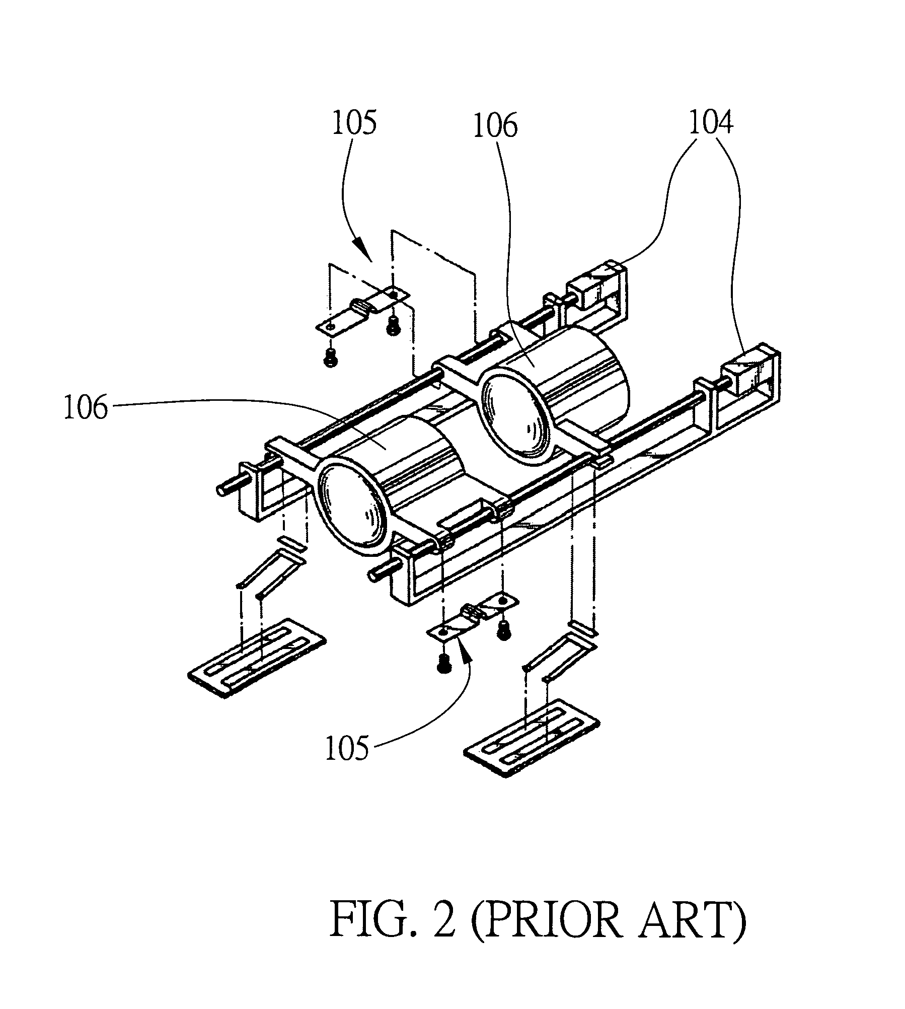 Piezoelectrically driven optical lens module