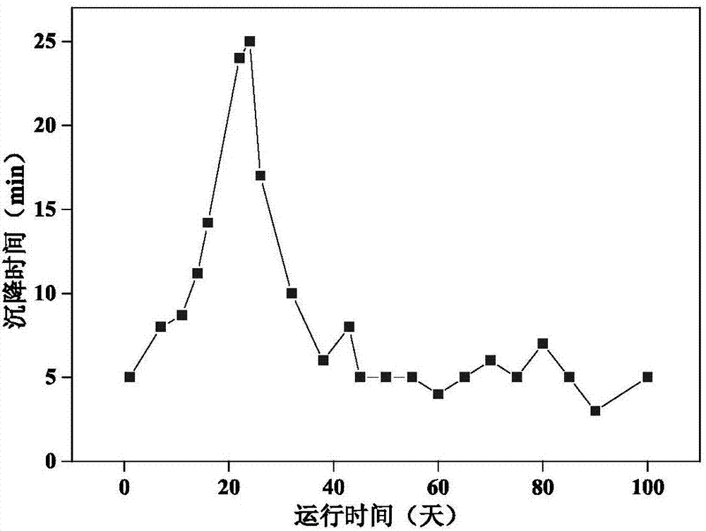 Device and method for rapid cultivation of aerobic granular sludge based on sludge-age control