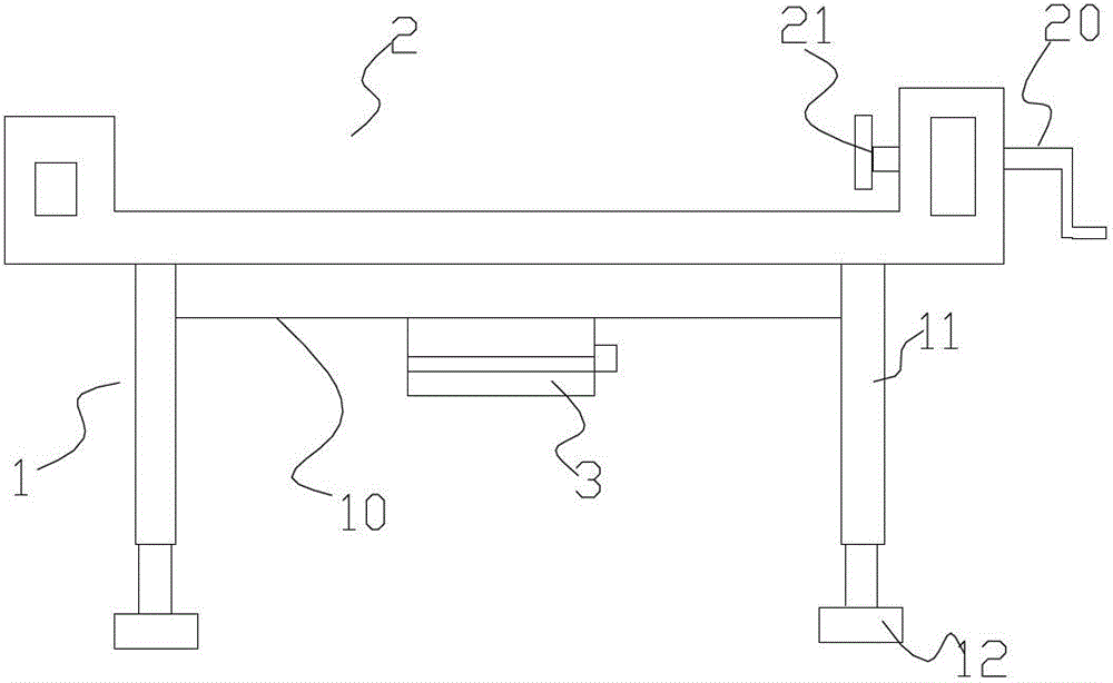 Concrete vibration processing and treating device