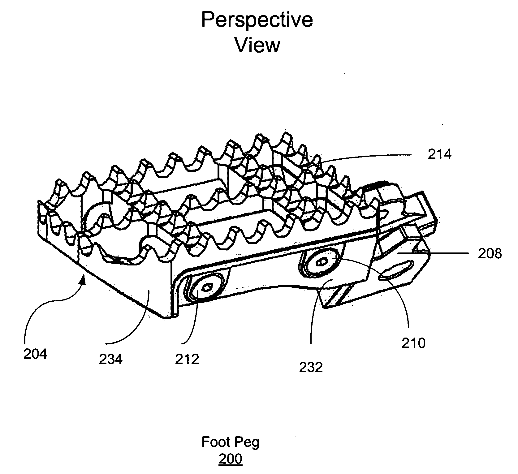 Foot peg with replaceable cleat component