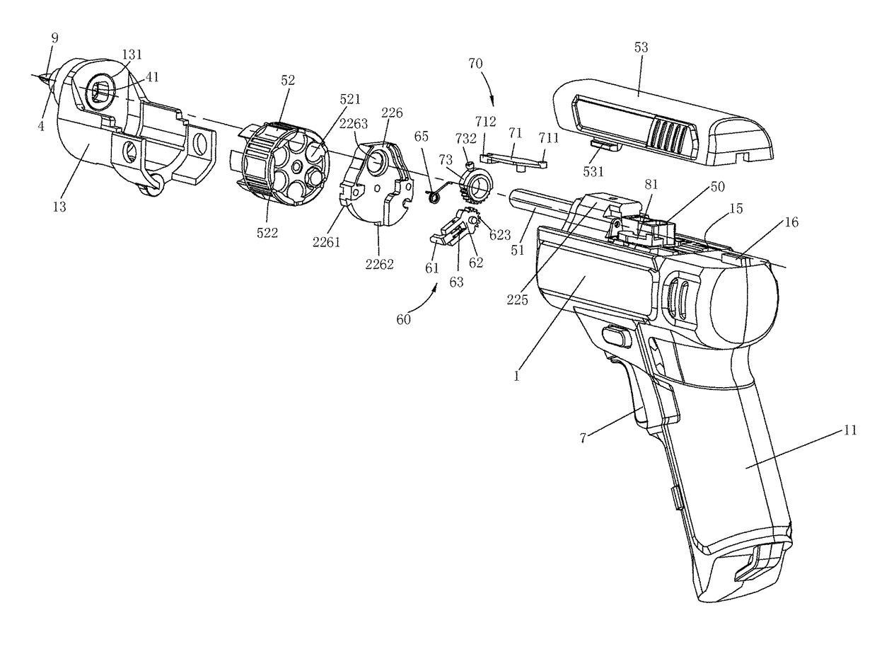 Power tool and operating method for use on the power tool