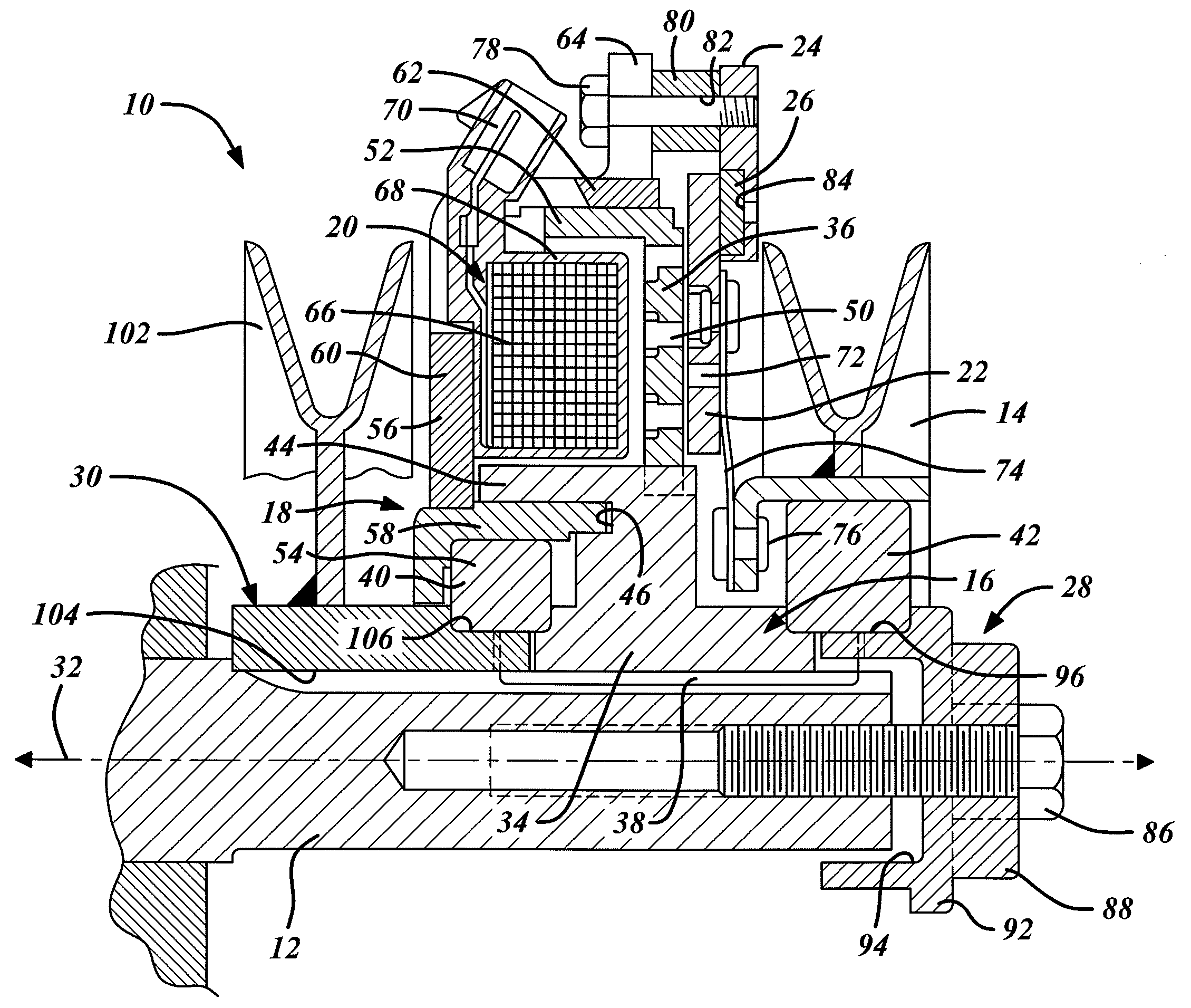 Rotational coupling device