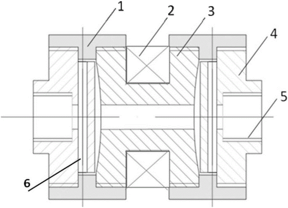 A single-stage excitation unit with external magneto-rheological damping