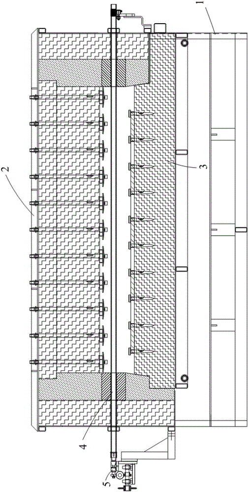 Efficient environment-friendly continuous roller kiln