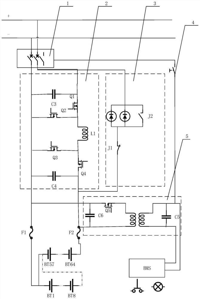 Automatic capacity checking device and capacity checking method for direct-current power supply system of transformer substation