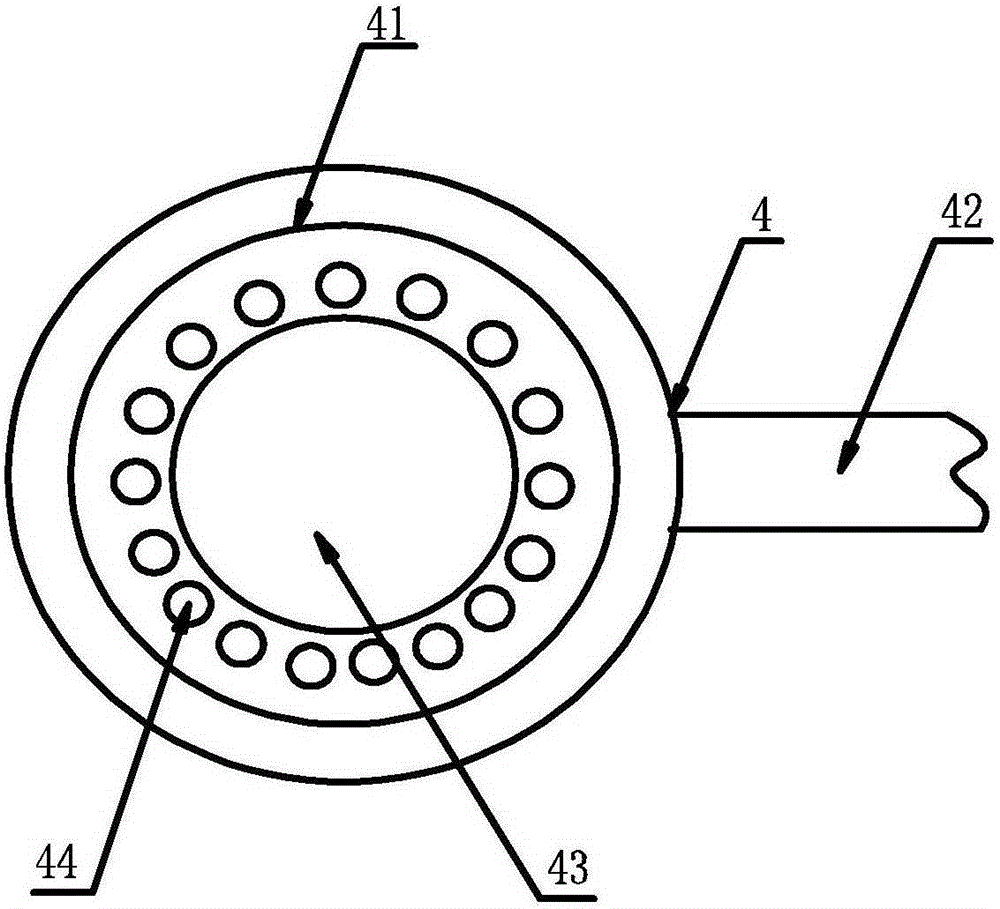 Heat treatment device for round-link chain and application method thereof