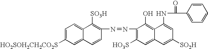 Novel reactive dye composition with three-color combination