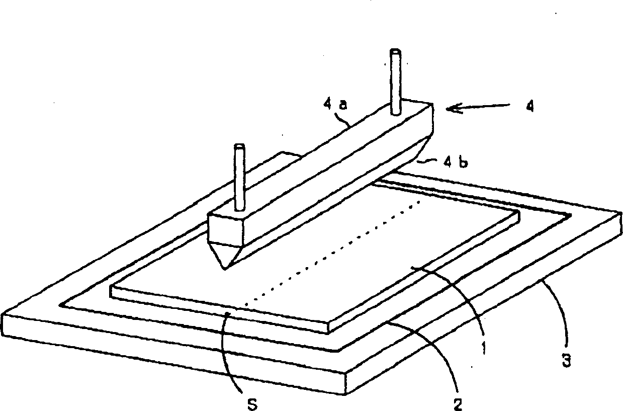 Method and device for dividing brittle substrate