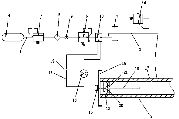 Automatic tire inflation system with wide application range