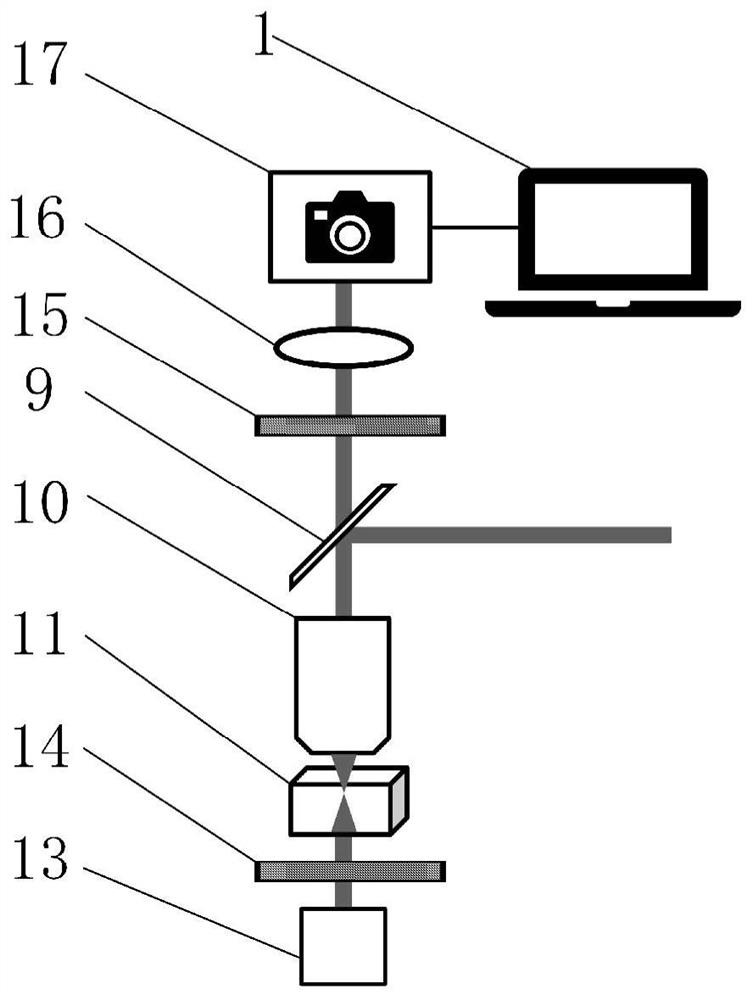 Preparation method of self-organized periodic micro-nano structure with glass and crystal alternately arranged