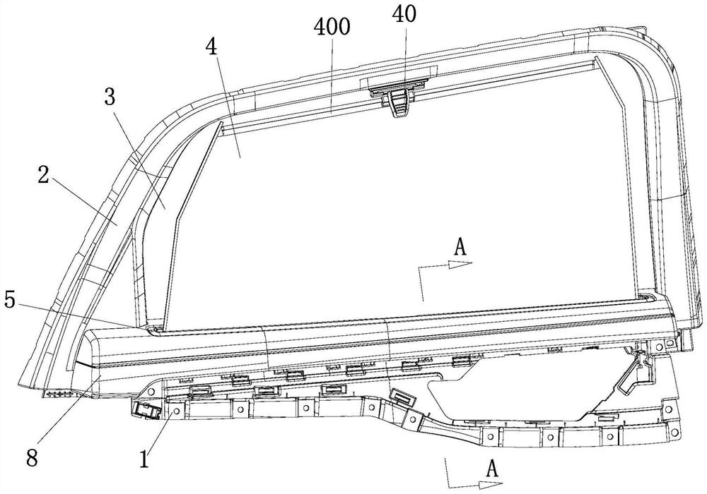 Vehicle sunshade curtain cover plate and vehicle sunshade curtain cover plate mounting structure