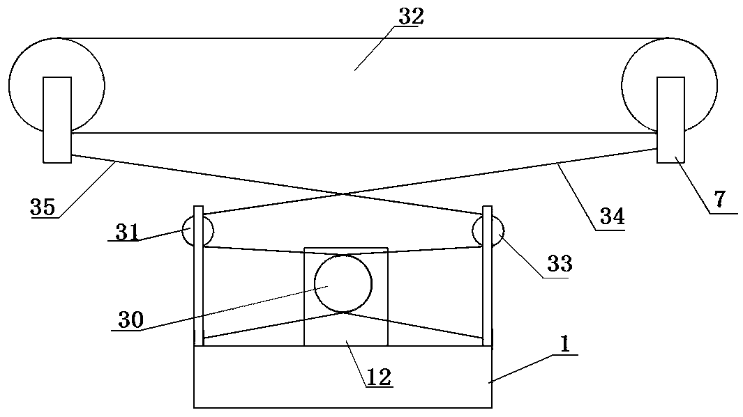 Belt-type conveying device and silo feeding system