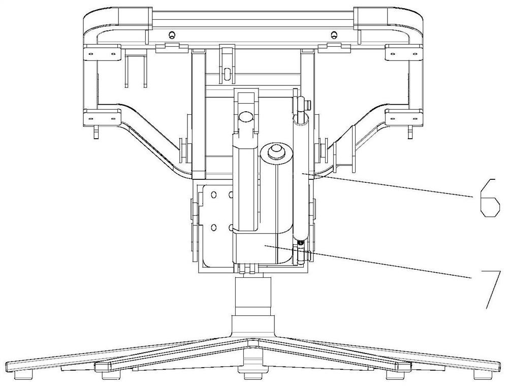 Comfortable chair bracket with zero-gravity adjusting function