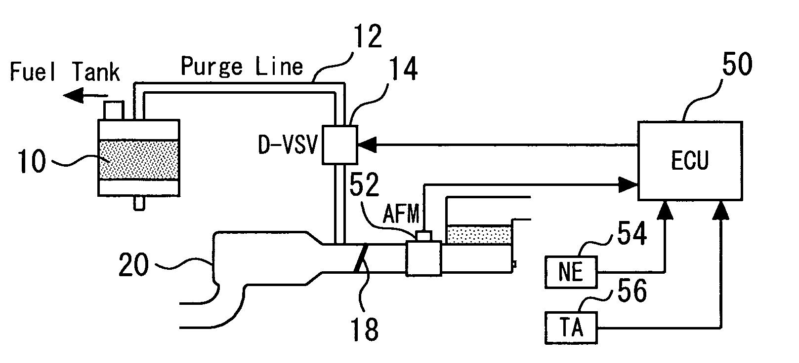 Evaporative fuel supply apparatus