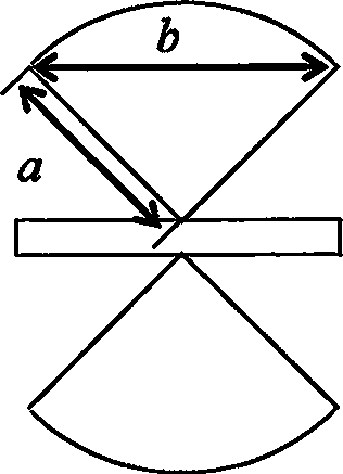 Miniaturized band-pass filter with harmonic suppression for loading fan-shaped offset of microstrip