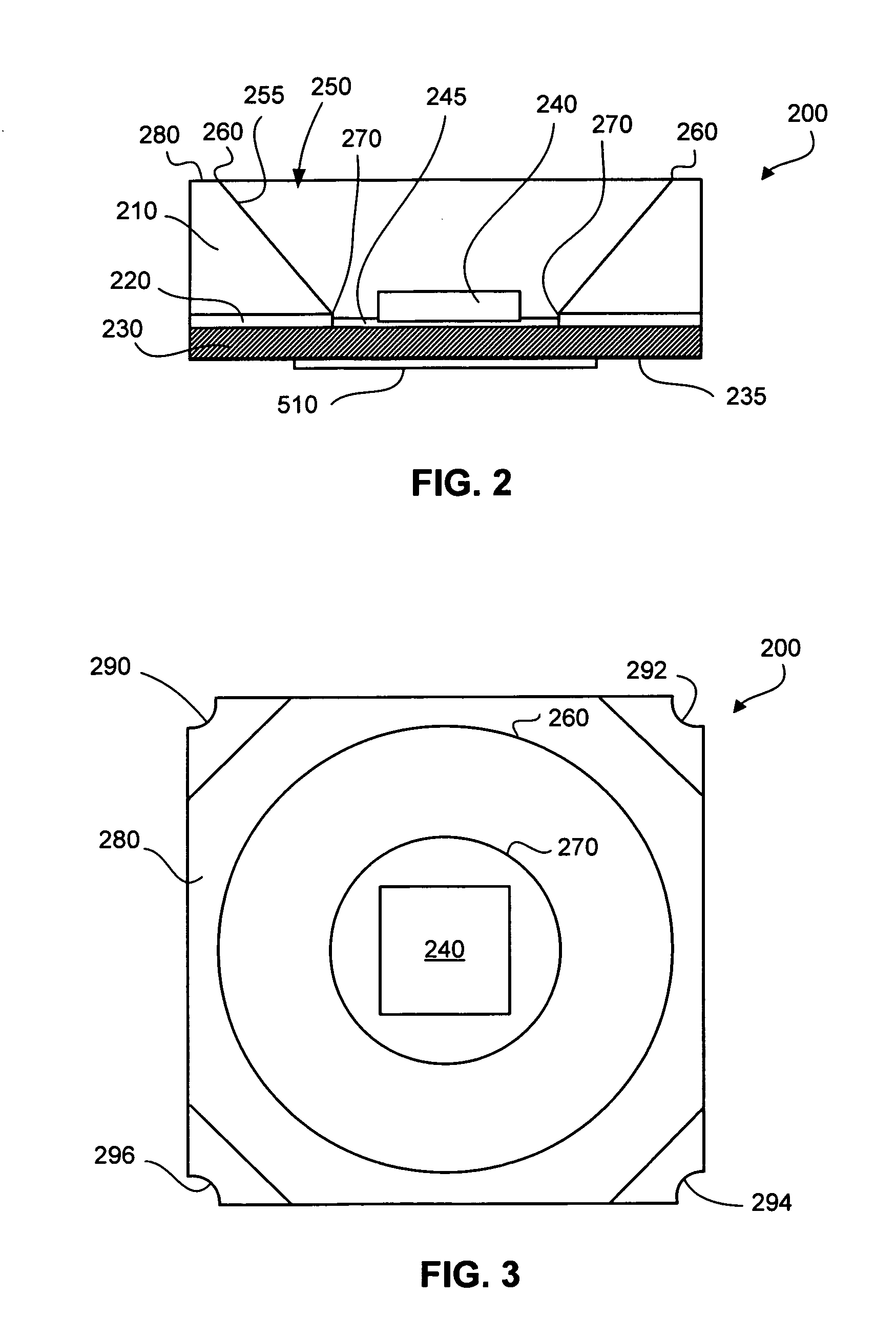 LED package with structure and materials for high heat dissipation