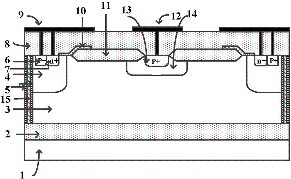 Thick-film SOI-LIGBT device and method for improving latch-up resistance thereof