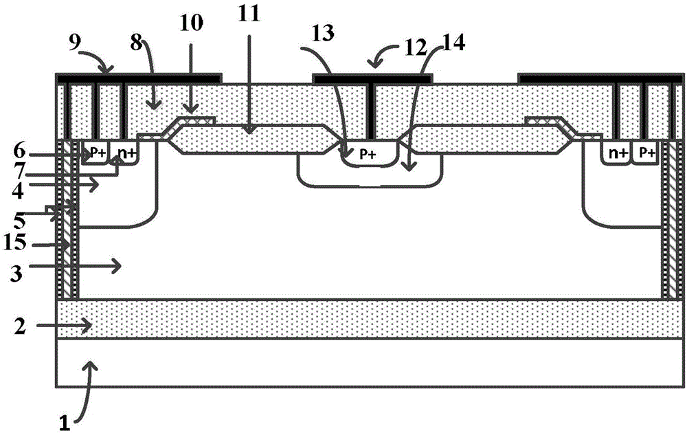 Thick-film SOI-LIGBT device and method for improving latch-up resistance thereof