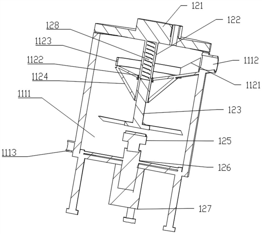 Chemical nickel aging liquid treatment device