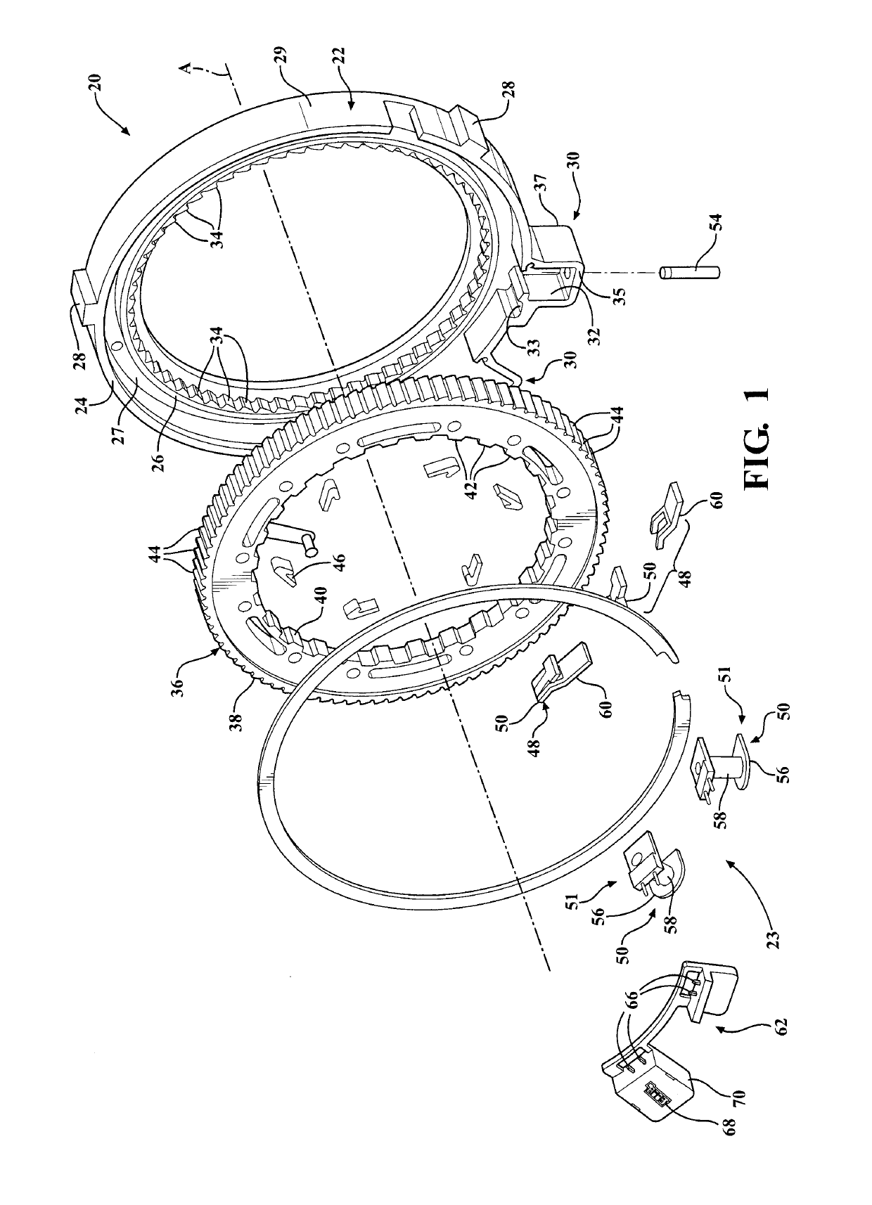 Dual-acting electric one-way clutch assembly