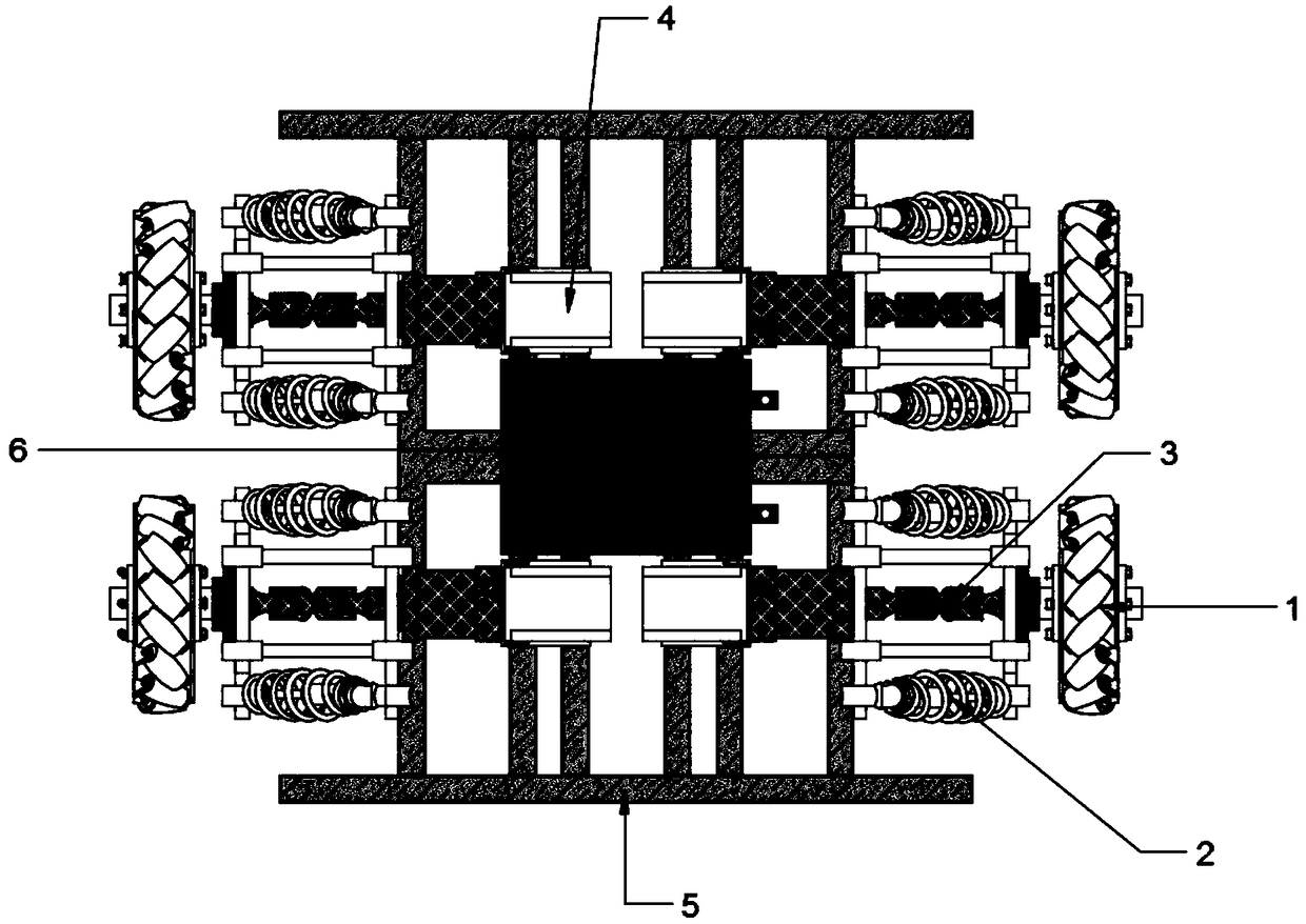 All-dimensional wheeled mobile robot chassis