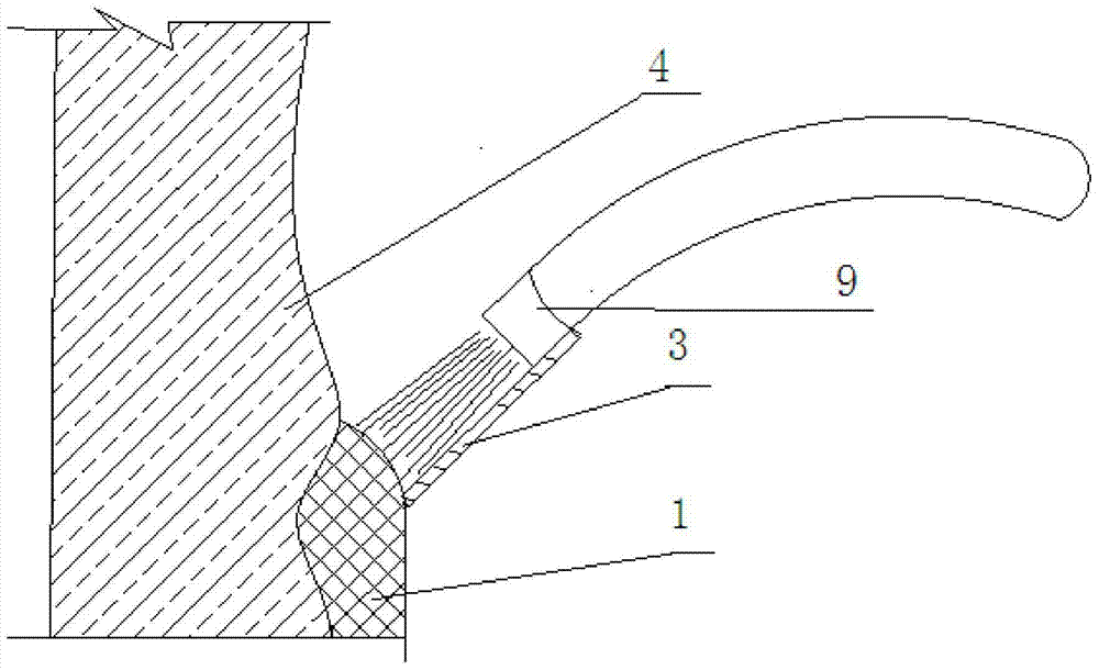 Formless construction technology of an environment-friendly high-strength micro-expansion grouting material