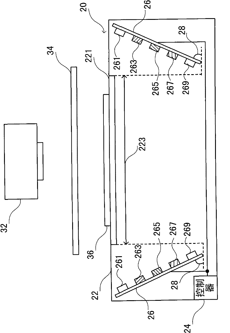 Light source device for fluorescence photography