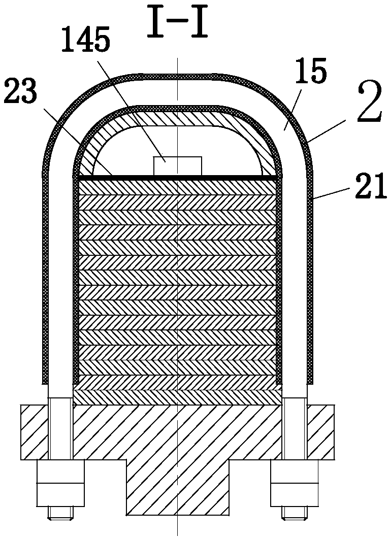 A pneumatic self-generating semi-trailer suspension device