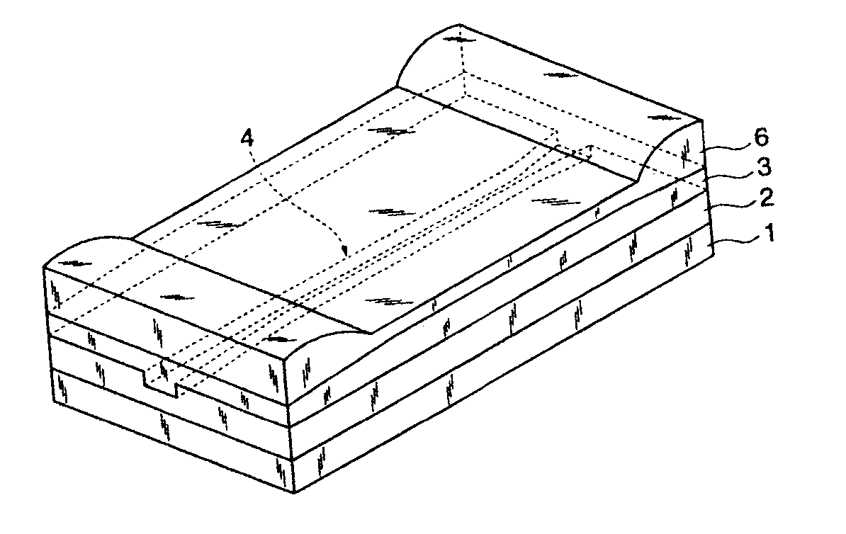 Optical waveguide element, manufacturing method for optical waveguide element, optical deflecting element, and optical switching element