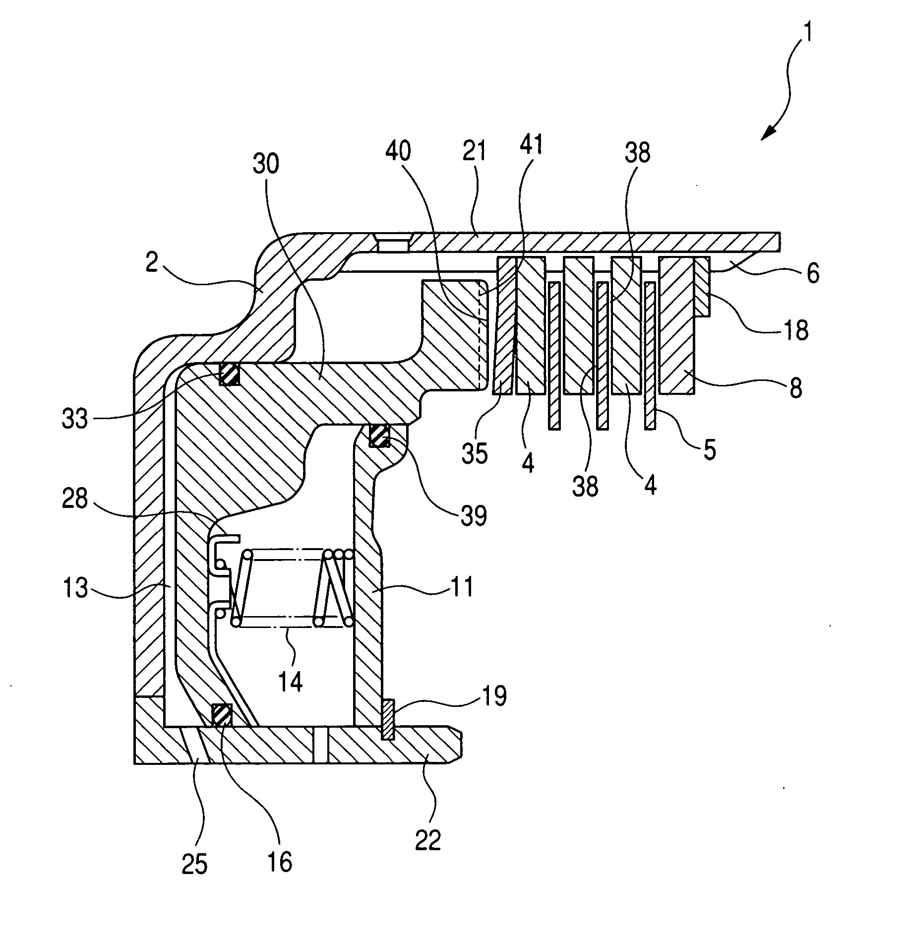 Multi-plate clutch