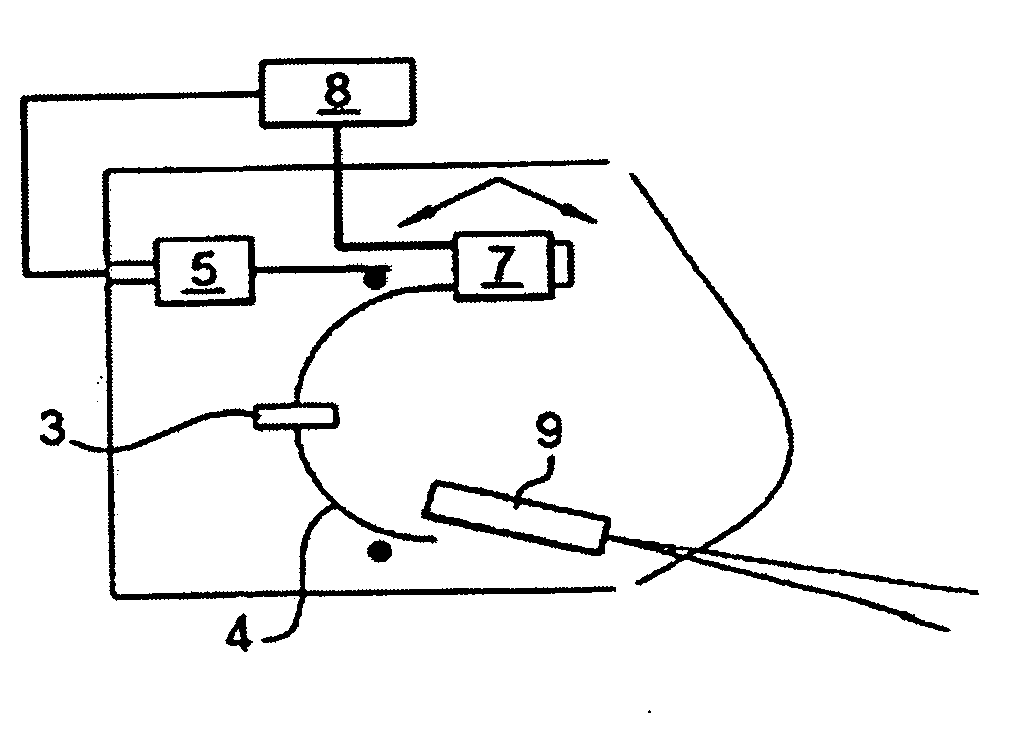 System for controlling the in situ orientation of a vehicle headlamp, and method of use