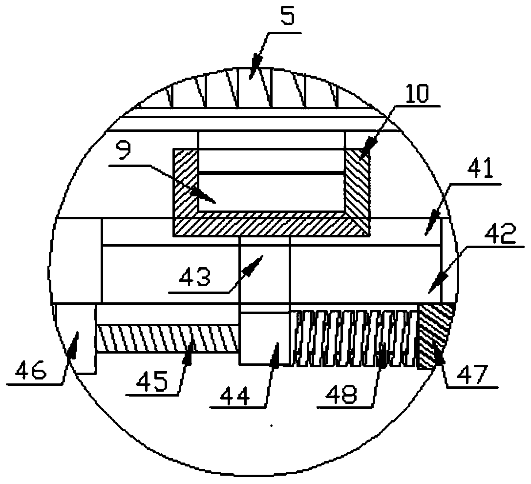 Automatic adjusting device for bucket wheel speed measurement and detection distance