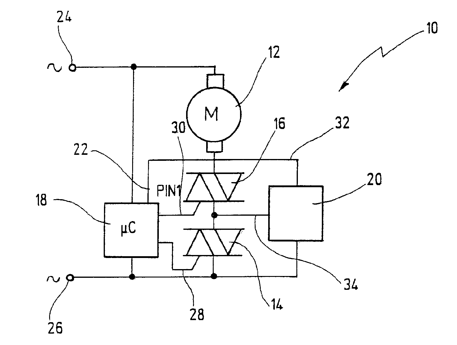 Series motor and method of controlling the same