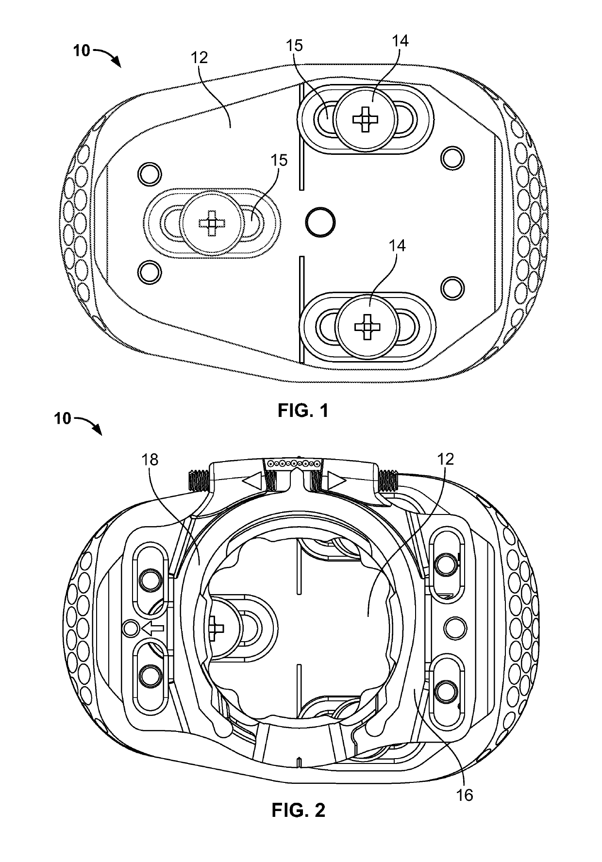 Cleat assembly for clipless bicycle pedal