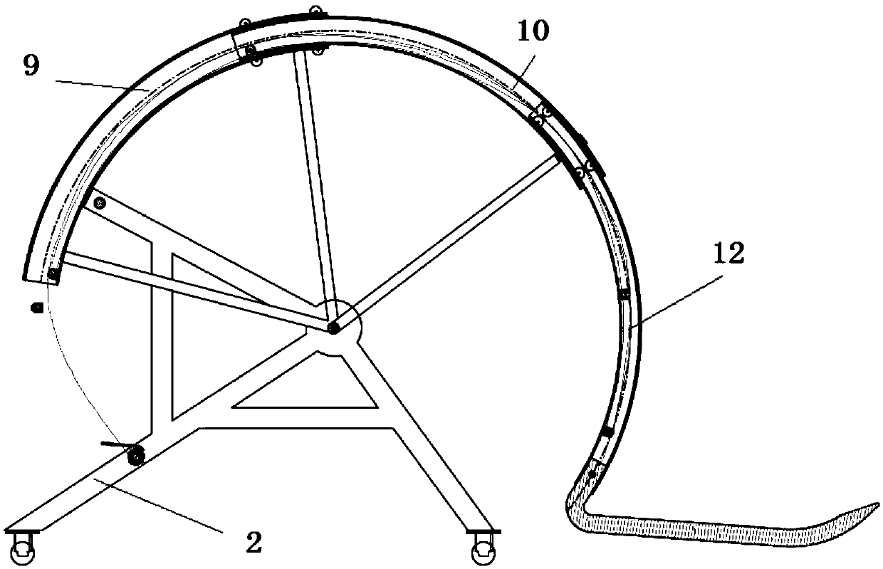 Portable loading and unloading transport vehicle