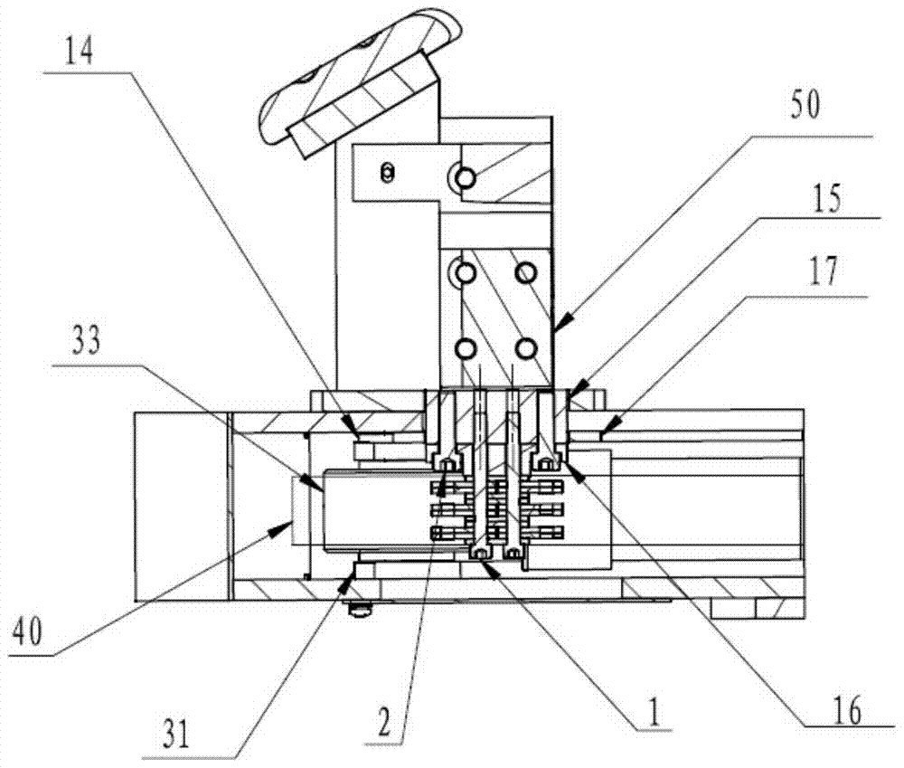 A clamping linkage mechanism and claw plate