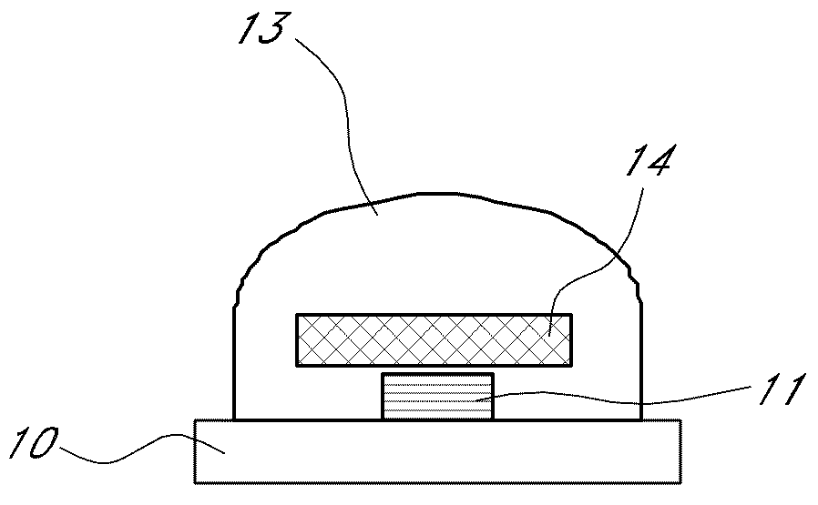 Light emitting device with translucent ceramic plate