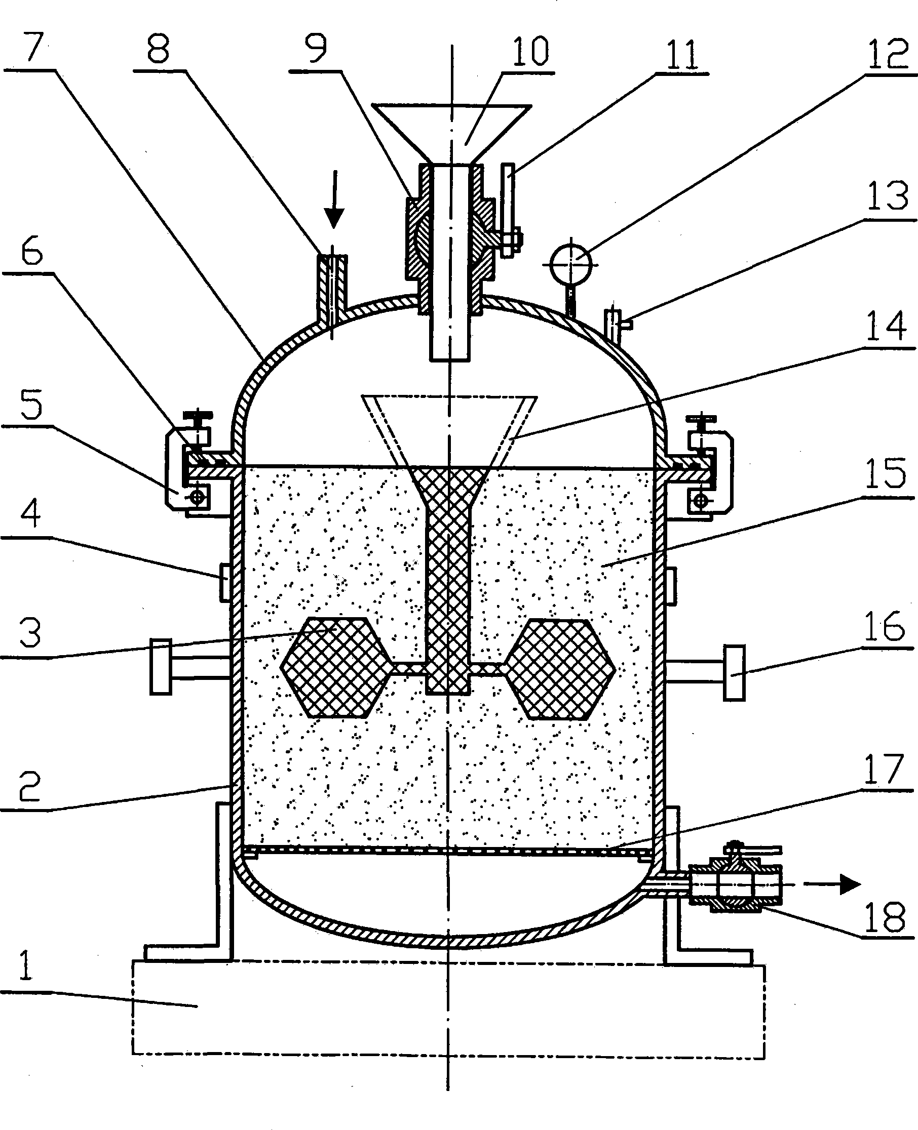 Aluminium alloy or magnesium alloy evaporative-pattern casting compression solidification method and device thereof