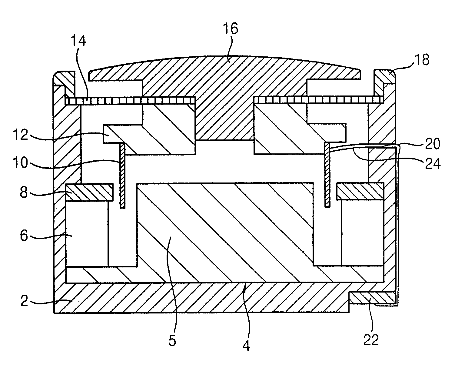 Subminiature bone vibrating speaker using the diaphragm and mobile phone thereby