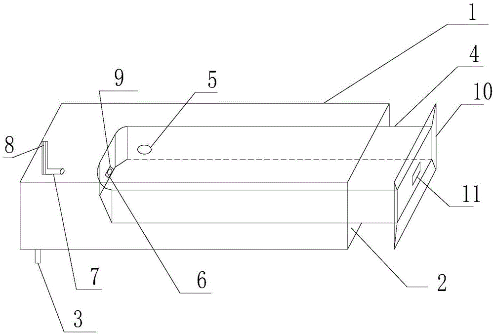 Water storage box and cloth dryer with same