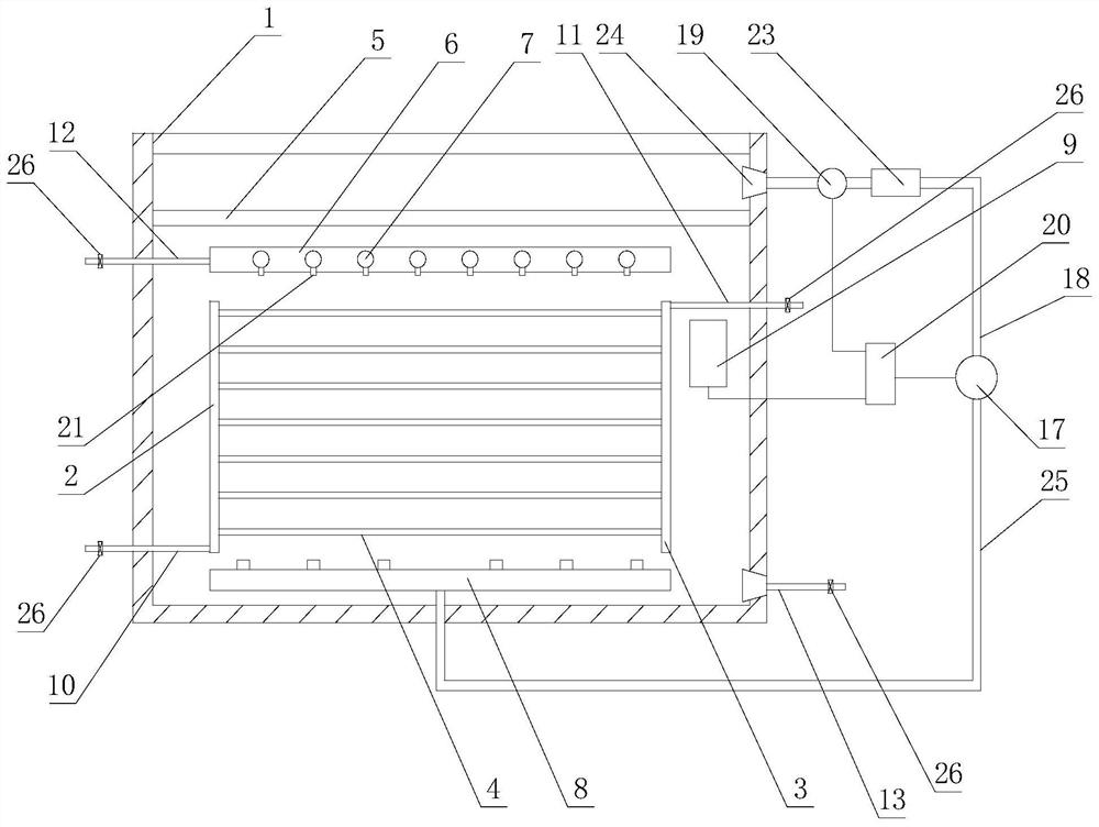 External ice melting ice storage device capable of automatically adjusting air blowing amount